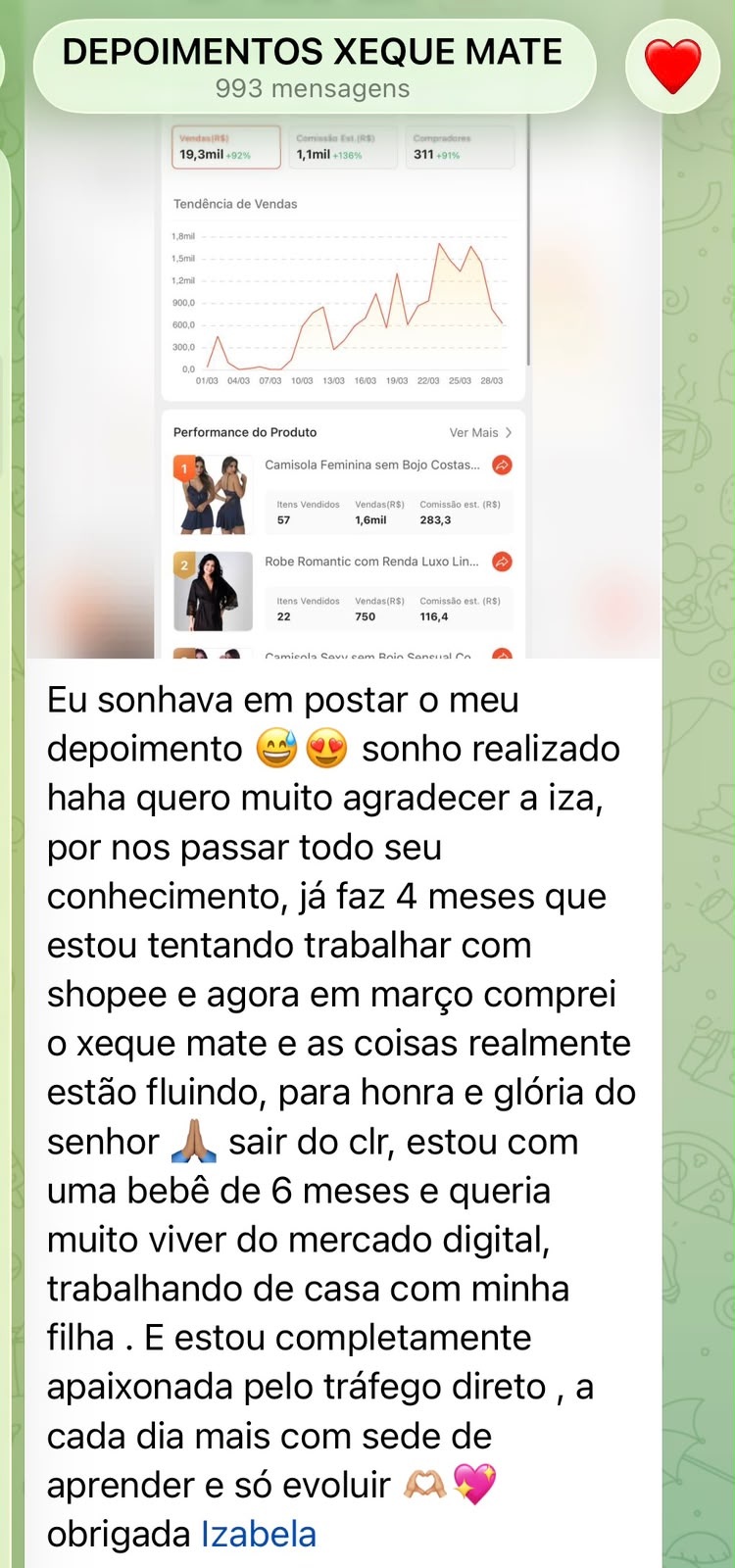 Depoimento aluna Xequemate PRO