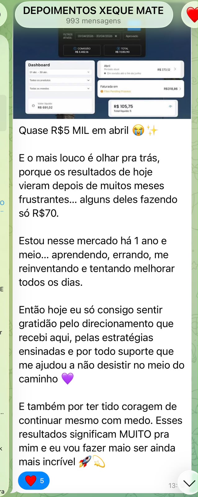 Depoimento aluna Xequemate PRO